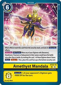 Amethyst Mandala - Starter Deck 22: Amethyst Mandala Advanced Deck Set - Super Rare - ST22-10 SR