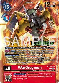 WarGreymon (Evolution Cup 2025 Vol. 3 Top 4) - Cyber Eden - Rare - BT22-013 R