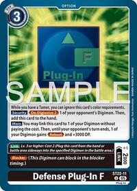 Defense Plug-In F - Starter Deck 22: Amethyst Mandala Advanced Deck Set - Uncommon - ST22-11 U