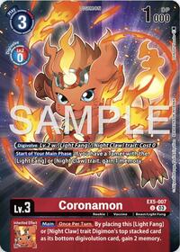 Coronamon (Digimon Story: Time Stranger Collector's Edition) - Animal Colosseum - Uncommon - EX5-007 U