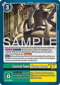 Central Town: Throne Room - Time Stranger - Uncommon - BT24-094 U