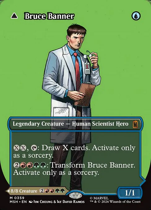 Bruce Banner (Borderless) (0390) - Marvel Super Heroes - M - 390