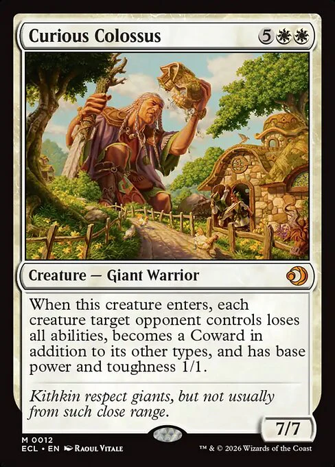 Curious Colossus - Lorwyn Eclipsed - M - 12