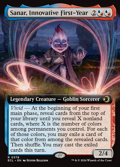 Sanar, Innovative First-Year (Extended Art) - Lorwyn Eclipsed - R - 378