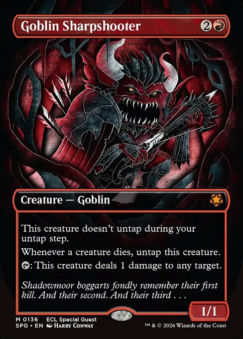 Goblin Sharpshooter (Borderless) - Special Guests - M - 136