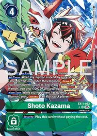 Shoto Kazama (Alternate Art) - Dawn of Liberator - Super Rare - EX11-062 SR