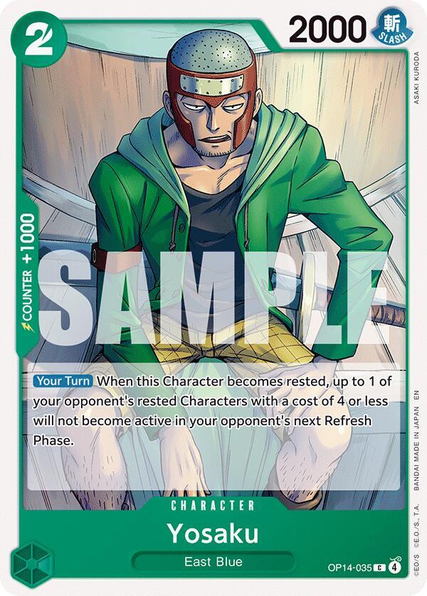 Yosaku - The Azure Sea's Seven - C - OP14-035