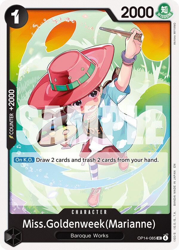 Miss.Goldenweek(Marianne) - The Azure Sea's Seven - UC - OP14-085