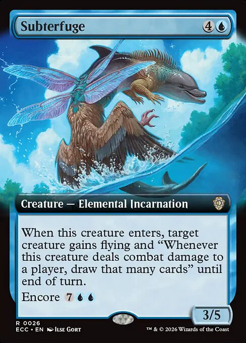Subterfuge (Extended Art) - Commander: Lorwyn Eclipsed - R - 26