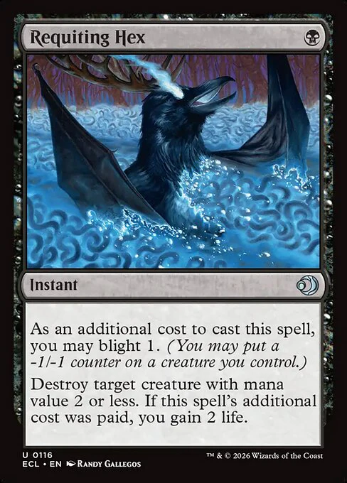 Requiting Hex - Lorwyn Eclipsed - U - 116