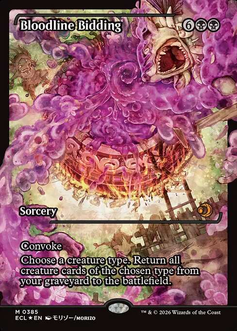 Bloodline Bidding (Showcase) - Lorwyn Eclipsed - M - 385