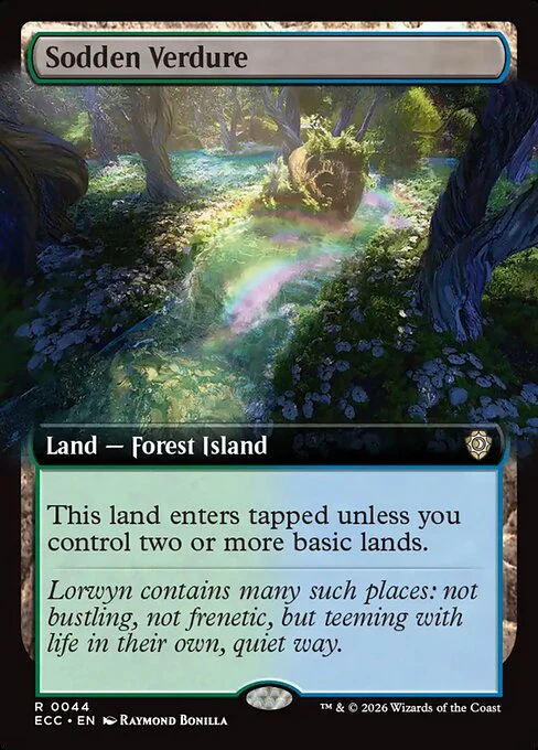 Sodden Verdure (Extended Art) - Commander: Lorwyn Eclipsed - R - 44
