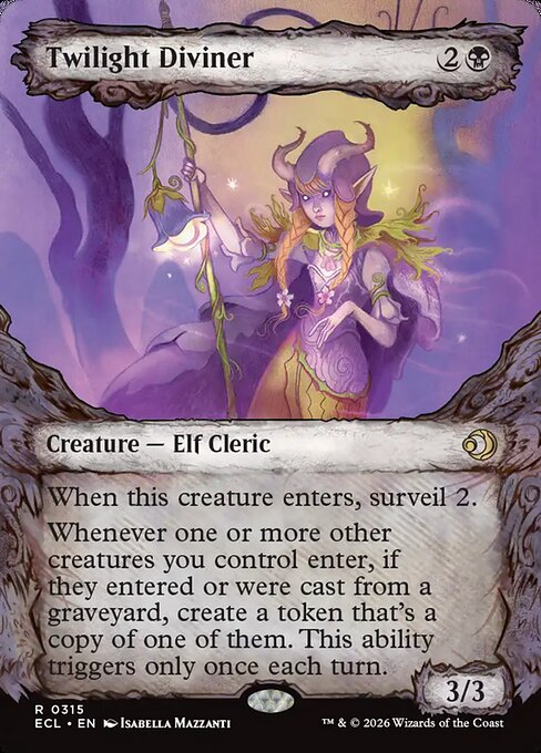 Twilight Diviner (Showcase) - Lorwyn Eclipsed - R - 315