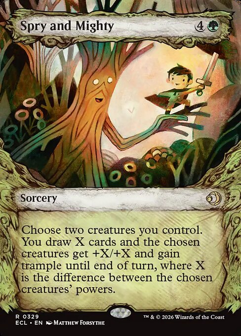Spry and Mighty (Showcase) - Lorwyn Eclipsed - R - 329