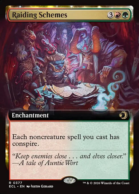 Raiding Schemes (Extended Art) - Lorwyn Eclipsed - R - 377