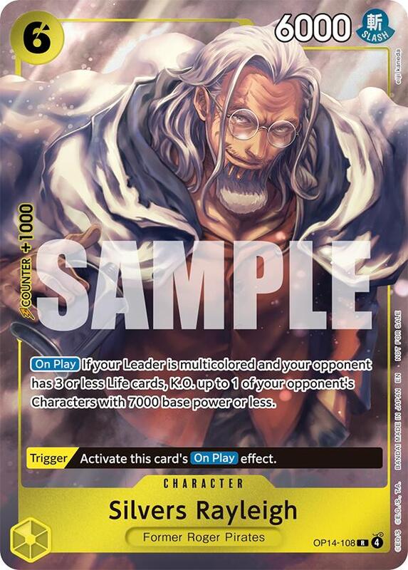 Silvers Rayleigh (Dash Pack) - The Azure Sea's Seven - R - OP14-108 - Image 2
