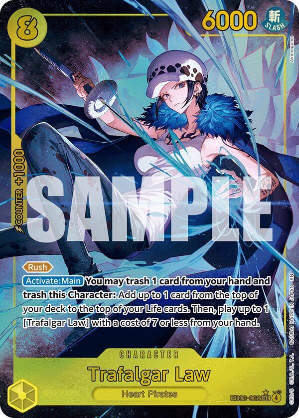 Trafalgar Law (Alternate Art) - Extra Booster: One Piece Heroines Edition - SEC - EB03-062