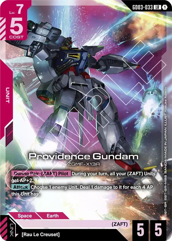 Providence Gundam - Steel Requiem - Legend Rare - GD03-033
