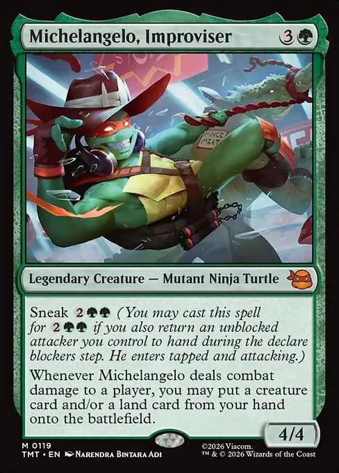 Michelangelo, Improviser - Teenage Mutant Ninja Turtles - M - 119