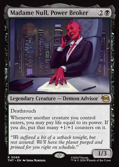 Madame Null, Power Broker - Teenage Mutant Ninja Turtles - R - 66