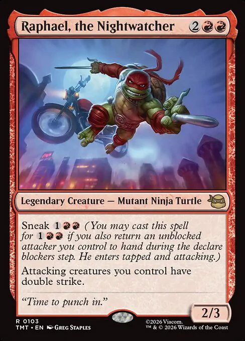 Raphael, the Nightwatcher - Teenage Mutant Ninja Turtles - R - 103