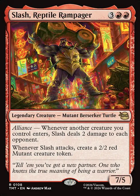 Slash, Reptile Rampager - Teenage Mutant Ninja Turtles - R - 108