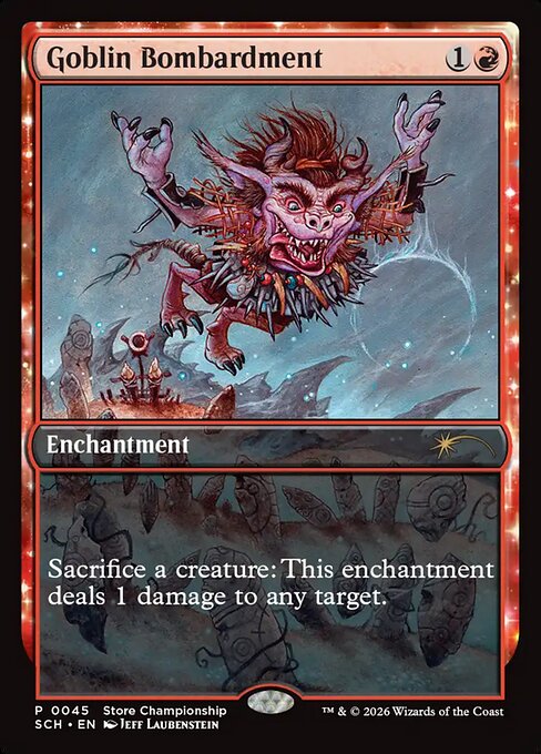 Goblin Bombardment - Game Day & Store Championship Promos - P - 45