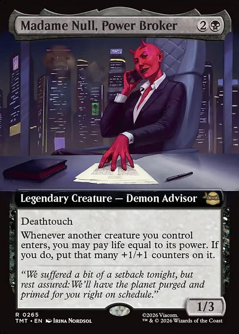Madame Null, Power Broker (Extended Art) - Teenage Mutant Ninja Turtles - R - 265