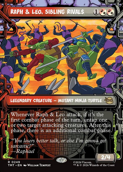 Raph & Leo, Sibling Rivals (Showcase) - Teenage Mutant Ninja Turtles - R - 249