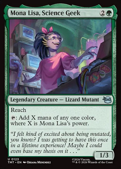 Mona Lisa, Science Geek - Teenage Mutant Ninja Turtles - U - 123