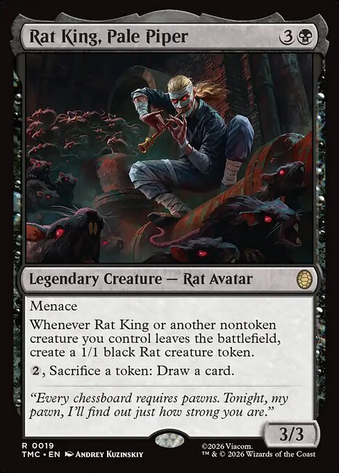 Rat King, Pale Piper - Commander: Teenage Mutant Ninja Turtles - R - 19