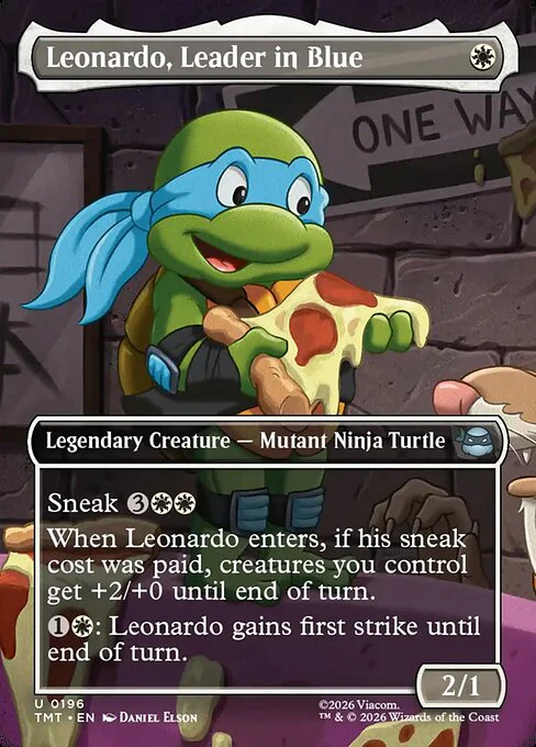 Leonardo, Leader in Blue (Borderless) - Teenage Mutant Ninja Turtles - U - 196