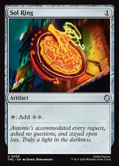 Sol Ring (Surge Foil) - Commander: Teenage Mutant Ninja Turtles - U - 59
