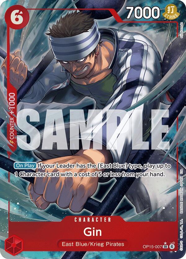 Gin (Alternate Art) - Adventure on Kami's Island - SR - OP15-007