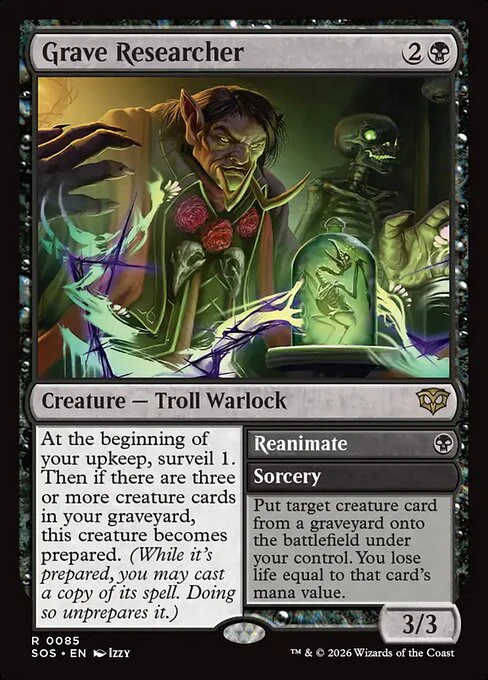 Grave Researcher - Secrets of Strixhaven - R - 85