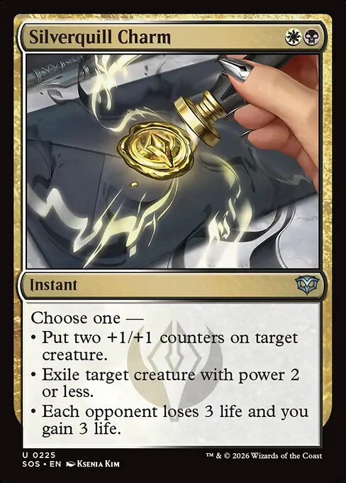 Silverquill Charm - Secrets of Strixhaven - U - 225