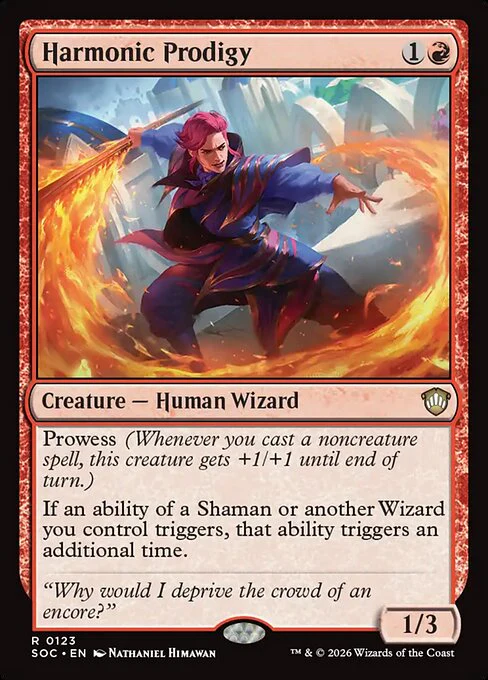 Harmonic Prodigy - Commander: Secrets of Strixhaven - R - 123