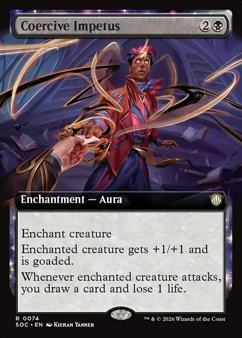 Coercive Impetus (Extended Art) - Commander: Secrets of Strixhaven - R - 74
