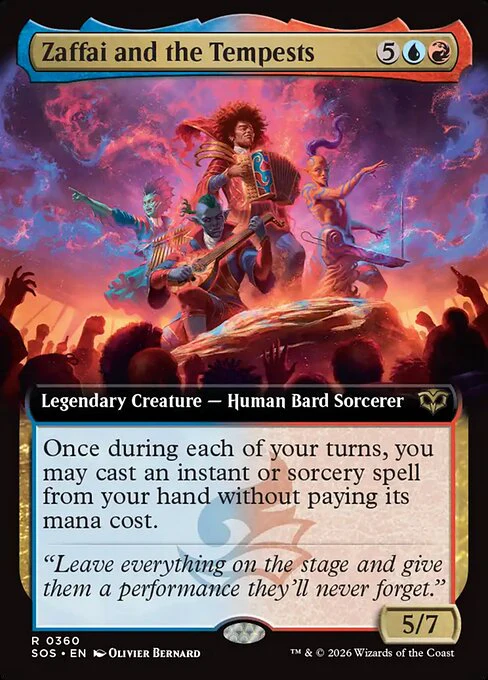 Zaffai and the Tempests (Extended Art) - Secrets of Strixhaven - R - 360