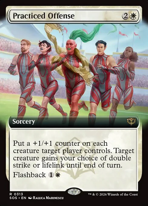 Practiced Offense (Extended Art) - Secrets of Strixhaven - R - 313