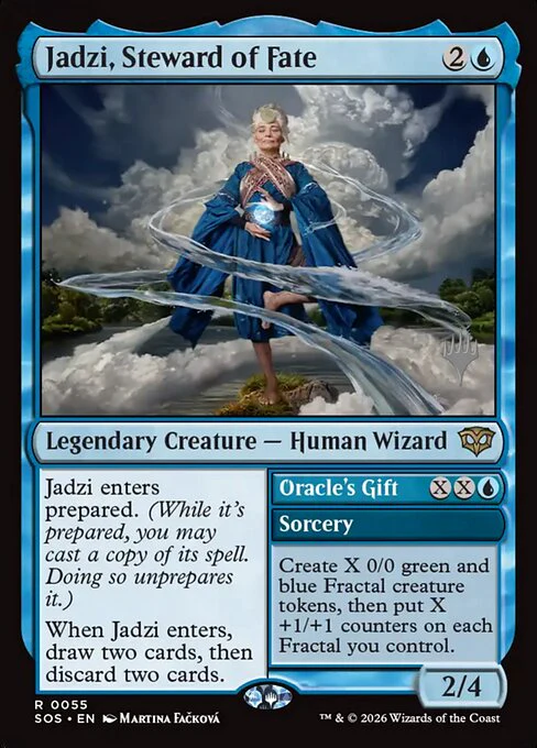 Jadzi, Steward of Fate (Extended Art) - Secrets of Strixhaven - R - 318 - Image 2