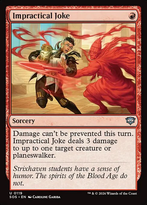 Impractical Joke - Secrets of Strixhaven - U - 119