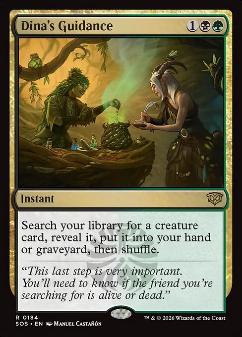 Dina's Guidance - Secrets of Strixhaven - R - 184