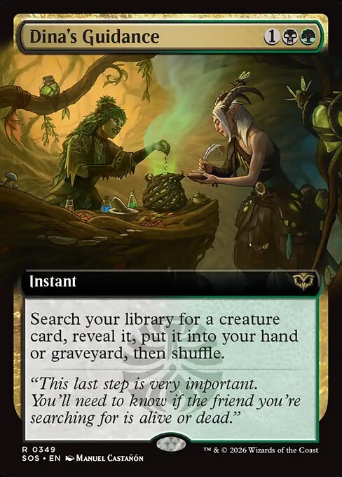 Dina's Guidance (Extended Art) - Secrets of Strixhaven - R - 349
