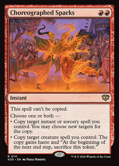 Choreographed Sparks - Secrets of Strixhaven - R - 111