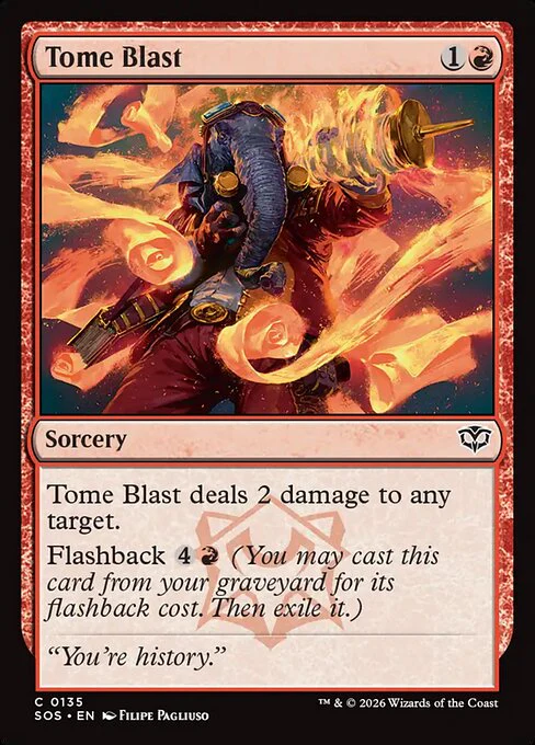 Tome Blast - Secrets of Strixhaven - C - 135
