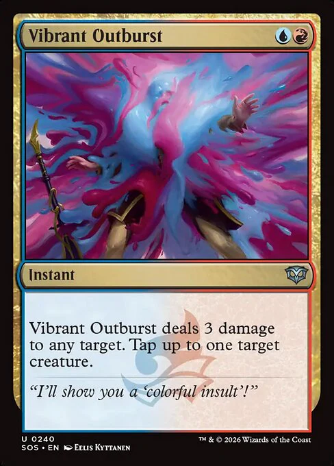 Vibrant Outburst - Secrets of Strixhaven - U - 240