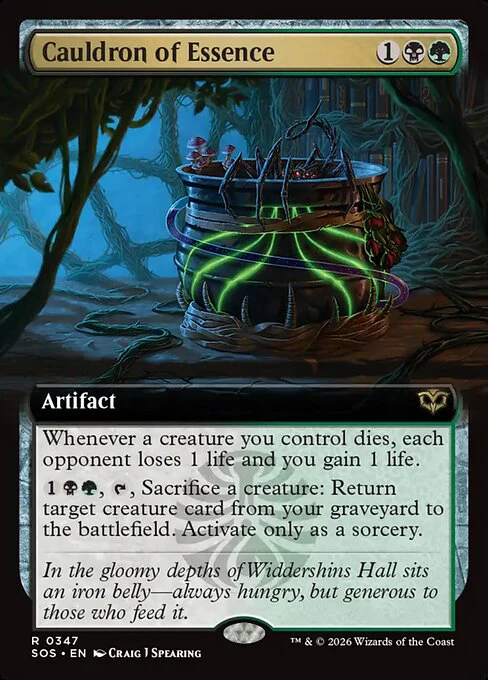 Cauldron of Essence (Extended Art) - Secrets of Strixhaven - R - 347