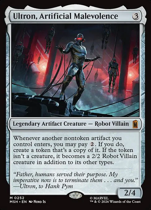 Ultron, Artificial Malevolence - Marvel Super Heroes - M - 252