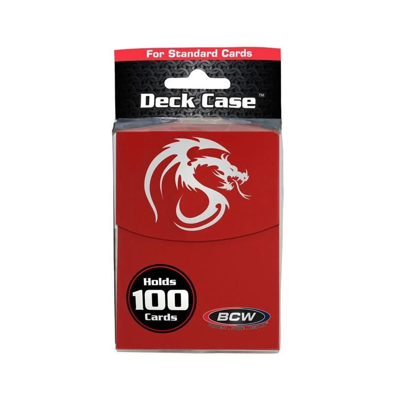 BCW Large Deck Case Red | Caja para Mazo (Holds 100+ Sleeved Cards) - Image 2